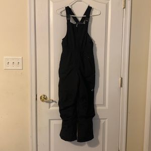 Kids Lands End black snow bibs